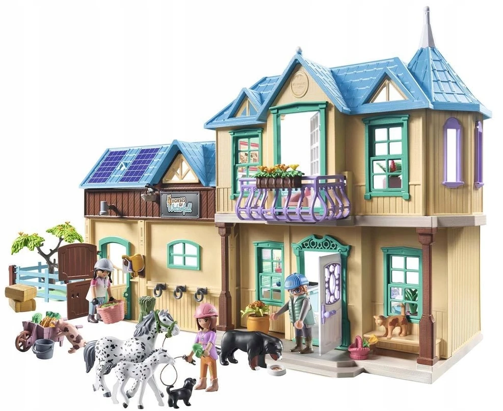 Konstruktorius Playmobil Waterfall Ranch 71351, plastikas