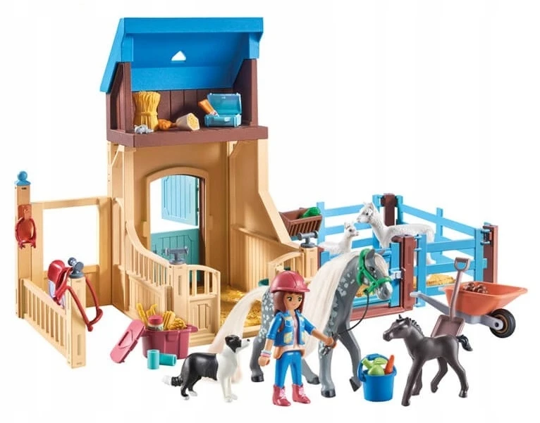 Art. „Playmobil Horse Stall“ su Amelia ir Whisper 71353