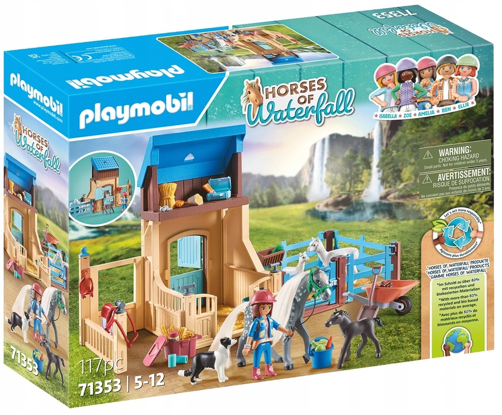 Art. „Playmobil Horse Stall“ su Amelia ir Whisper 71353