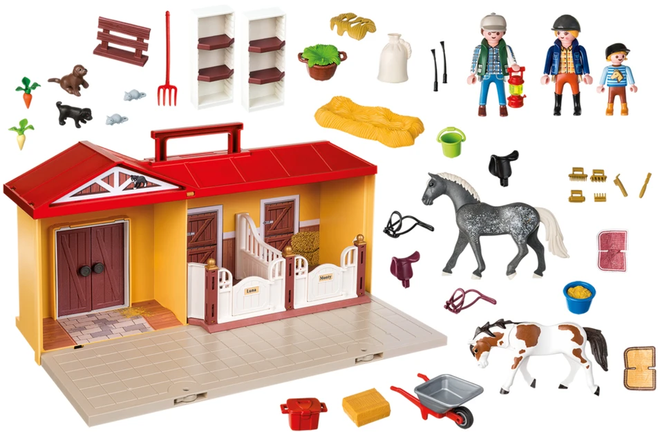 Playmobil Country 71393 Nauja nešiojama arklidė