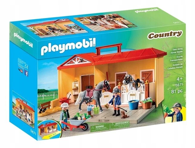 Playmobil Country 71393 Nauja nešiojama arklidė