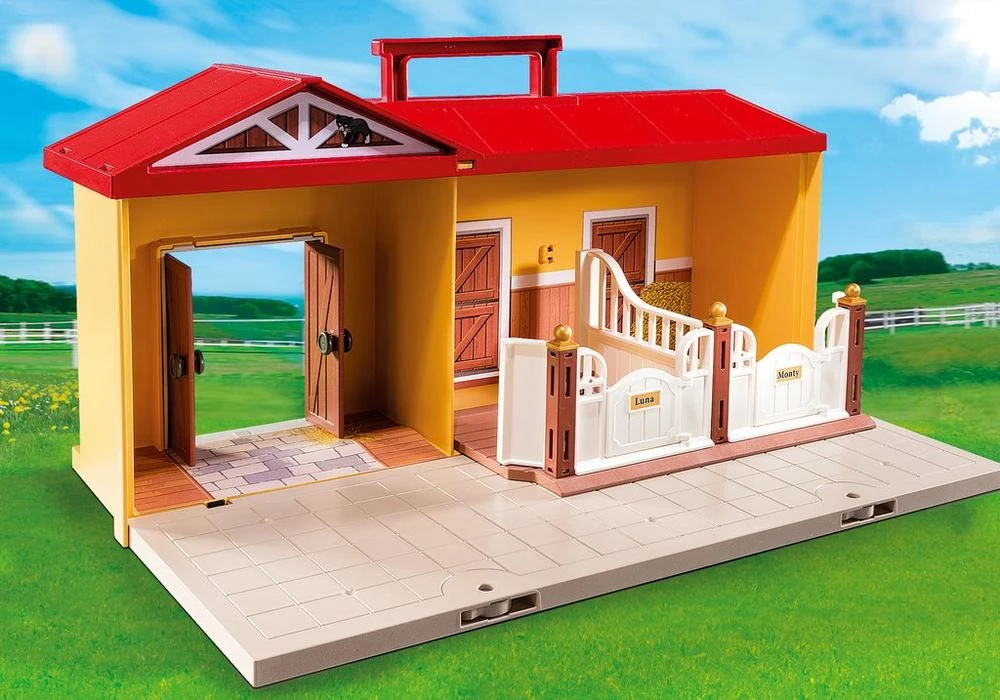 Playmobil Country 71393 Nauja nešiojama arklidė