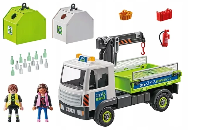 Playmobil City Action 71431 Sunkvežimis su stikline tara