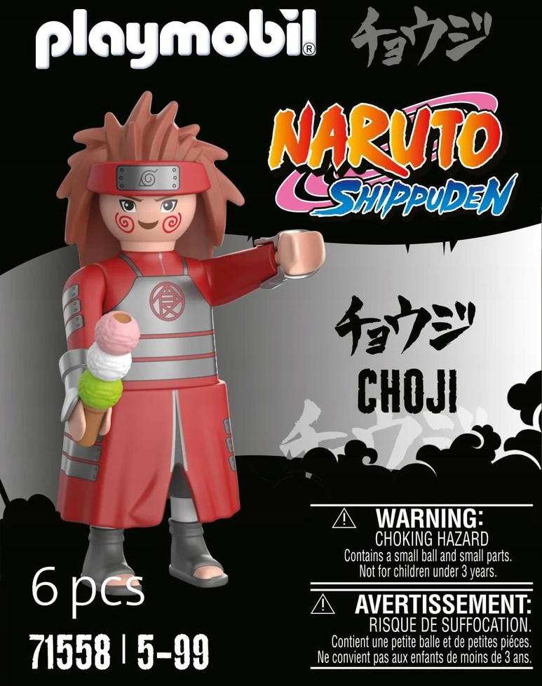 PLAYMOBIL 71558 Naruto Shippuden Choji 6 vnt