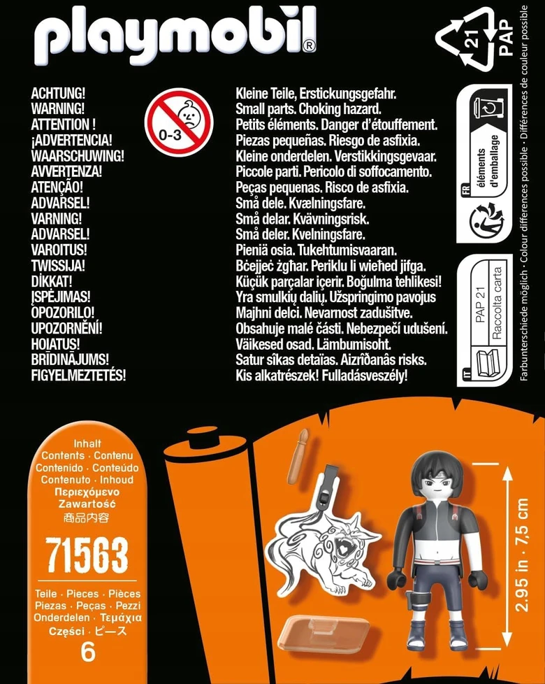 PLAYMOBIL 71563 Naruto Shippuden Sai 6 vnt