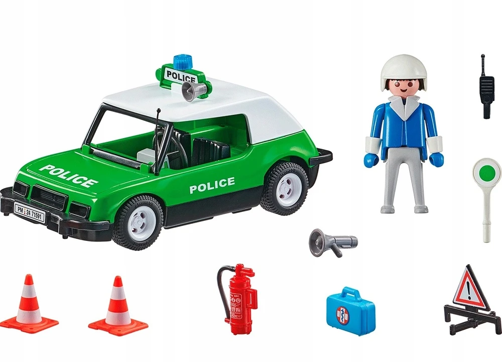 71591 PLAYMOBIL® 50, policijos automobilis