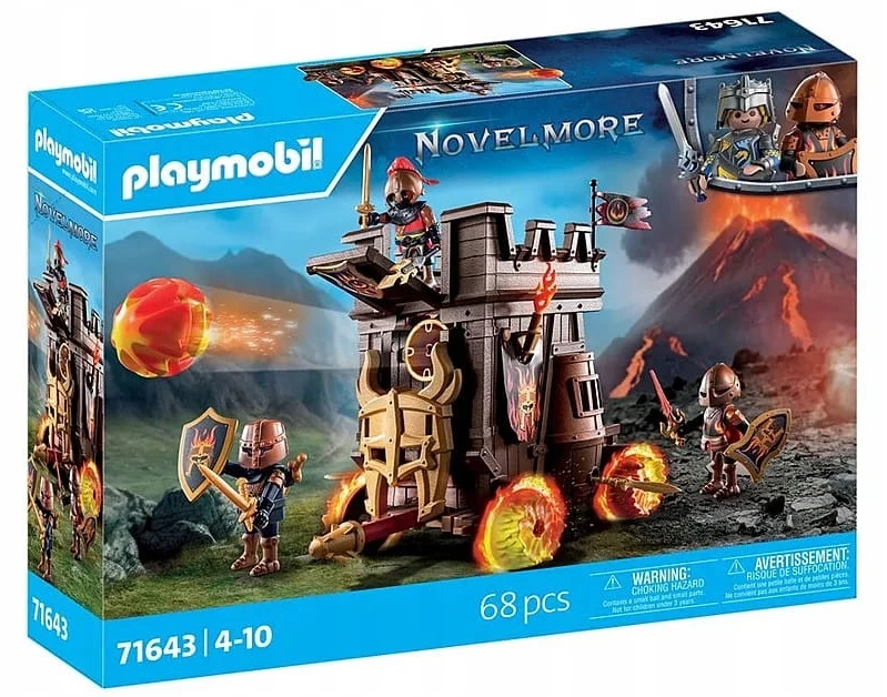 PLAYMOBIL 71643 Battle Wagon Novelmore Knights Fire Cannon Castle Series