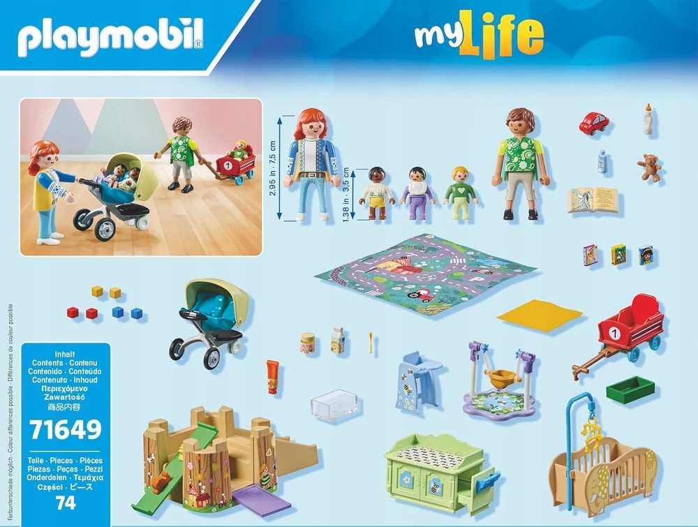 Playmobil My Life 71649 Grupa maluchów