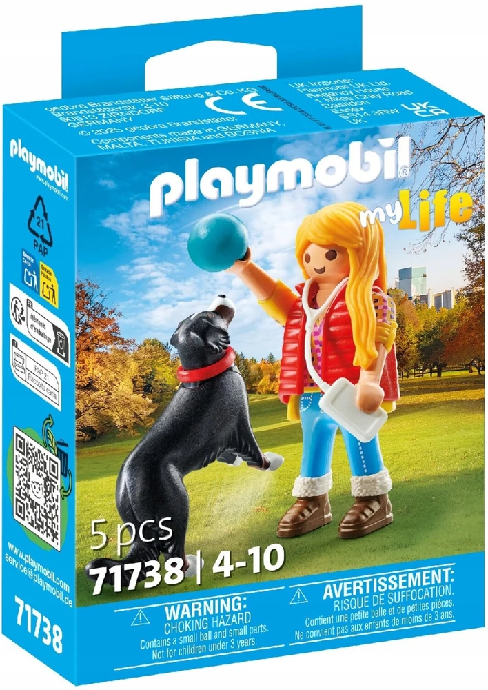 Playmobil Mano gyvenimas 71738 Mergaitė su aviganiu