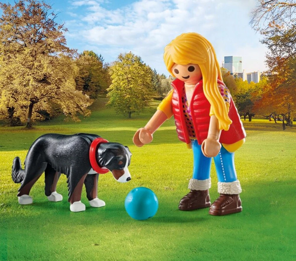 Playmobil Mano gyvenimas 71738 Mergaitė su aviganiu