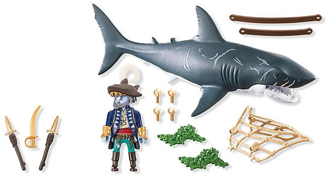 Playmobil Pirates 71793 Milžiniškas ryklio piratas