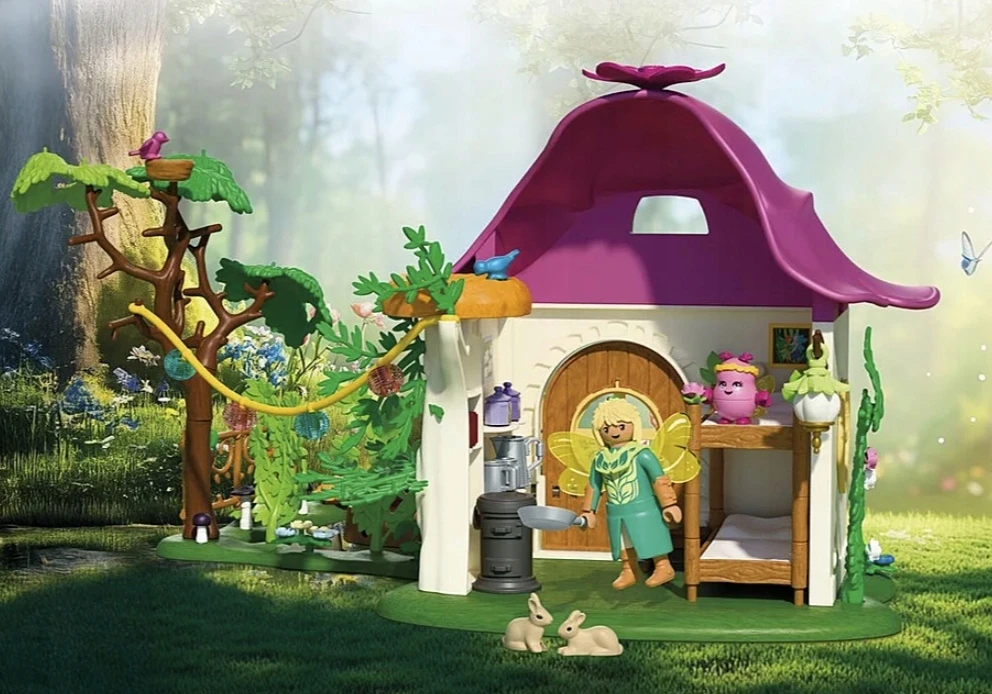 „Playmobil Princess Magic 71838“ jaukus fėjų namelis ir Auksinė vienaragis