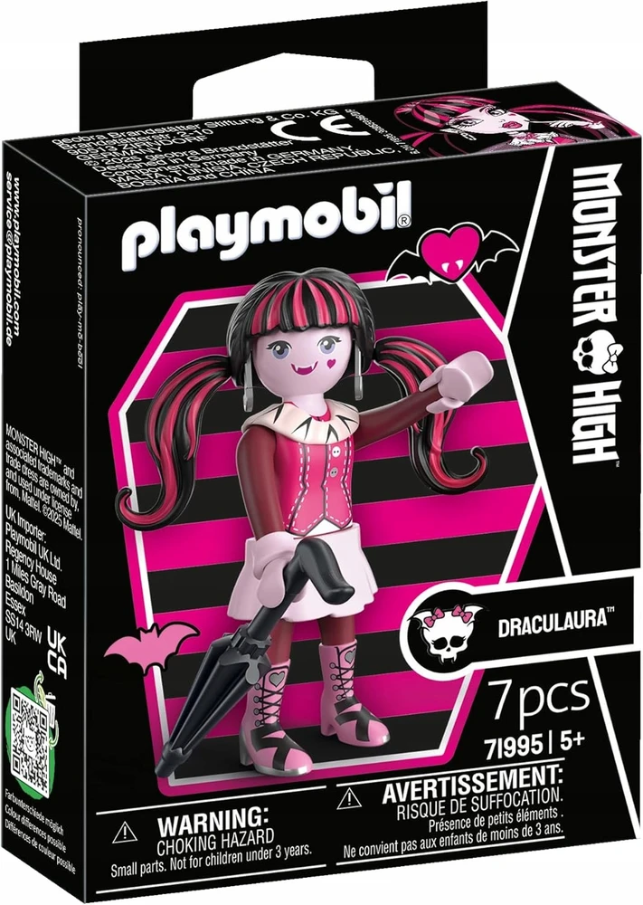 Konstruktoriaus Playmobil figūrėlė Monsterhigh Draculaura 71995