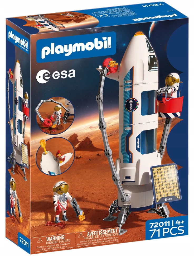 Konstruktorius Playmobil ESA: Mars Research Rocket (72011)