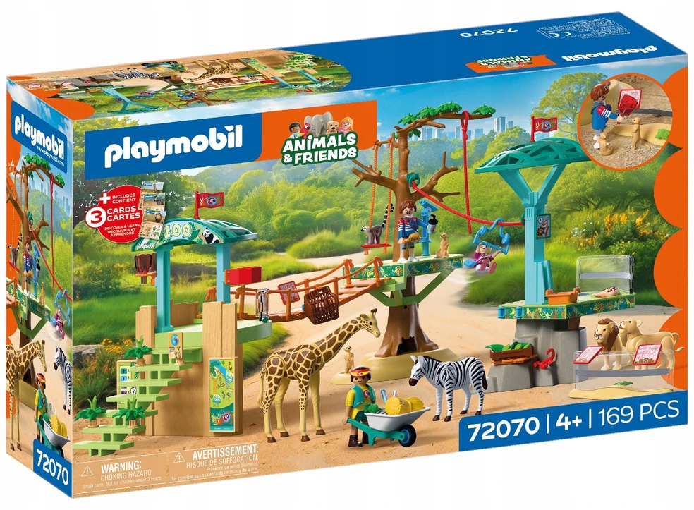 Playmobil Animals & Friends 72070 Zoo: Park wspinaczkowy w dziczy