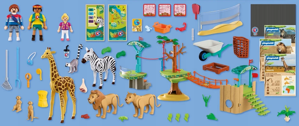 Playmobil Animals & Friends 72070 Zoo: Park wspinaczkowy w dziczy