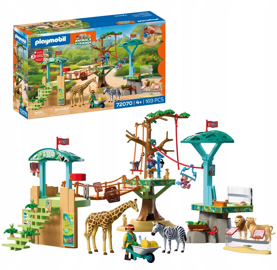 Playmobil Animals & Friends 72070 Zoo: Park wspinaczkowy w dziczy