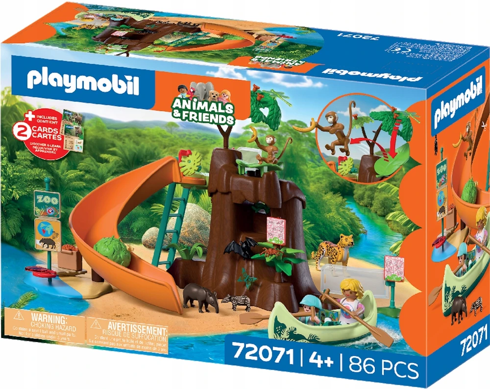 Playmobil Animals & Friends 72071 Zoologijos sodas: Džiunglių nuotykiai