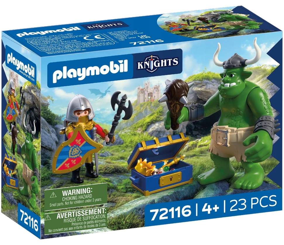 PLAYMOBIL – Trolis su liūto riterio lobiu (72116)