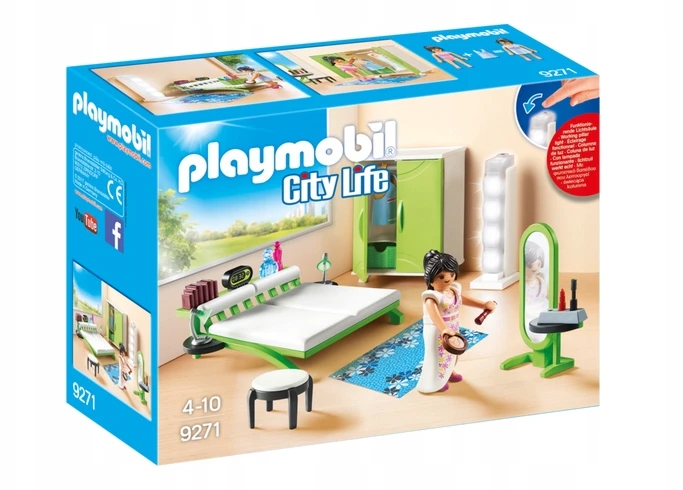 PLAYMOBIL City Life Miegamasis, 9271