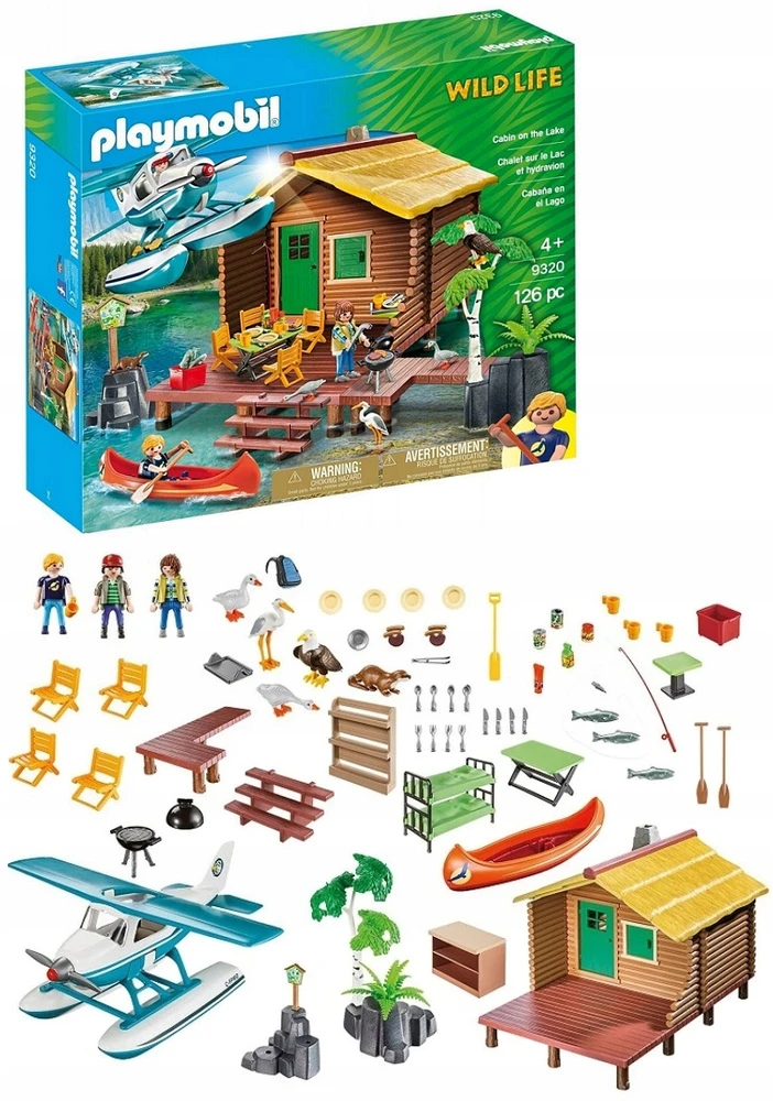 PLAYMOBIL 9320 ATOSTOGAS NAMUOSE PRIE Kaladėlės EŽERO