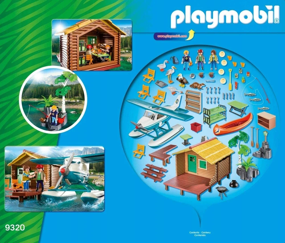 PLAYMOBIL 9320 ATOSTOGAS NAMUOSE PRIE Kaladėlės EŽERO