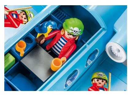 Playmobil 9366 kruizinis lėktuvas su piratų Pultas papūga