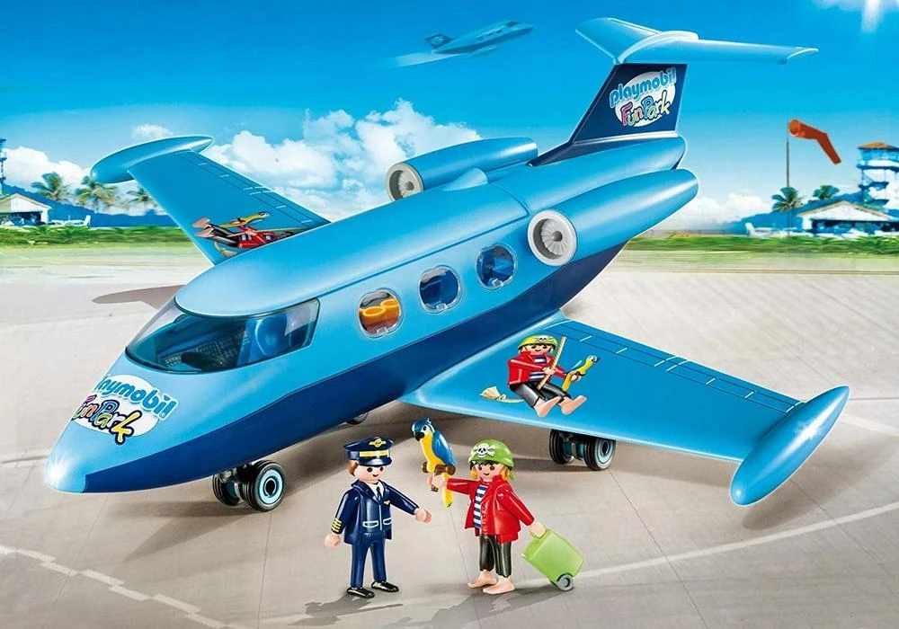 Playmobil 9366 kruizinis lėktuvas su piratų Pultas papūga