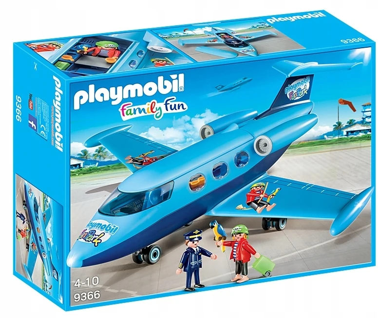 Playmobil 9366 kruizinis lėktuvas su piratų Pultas papūga