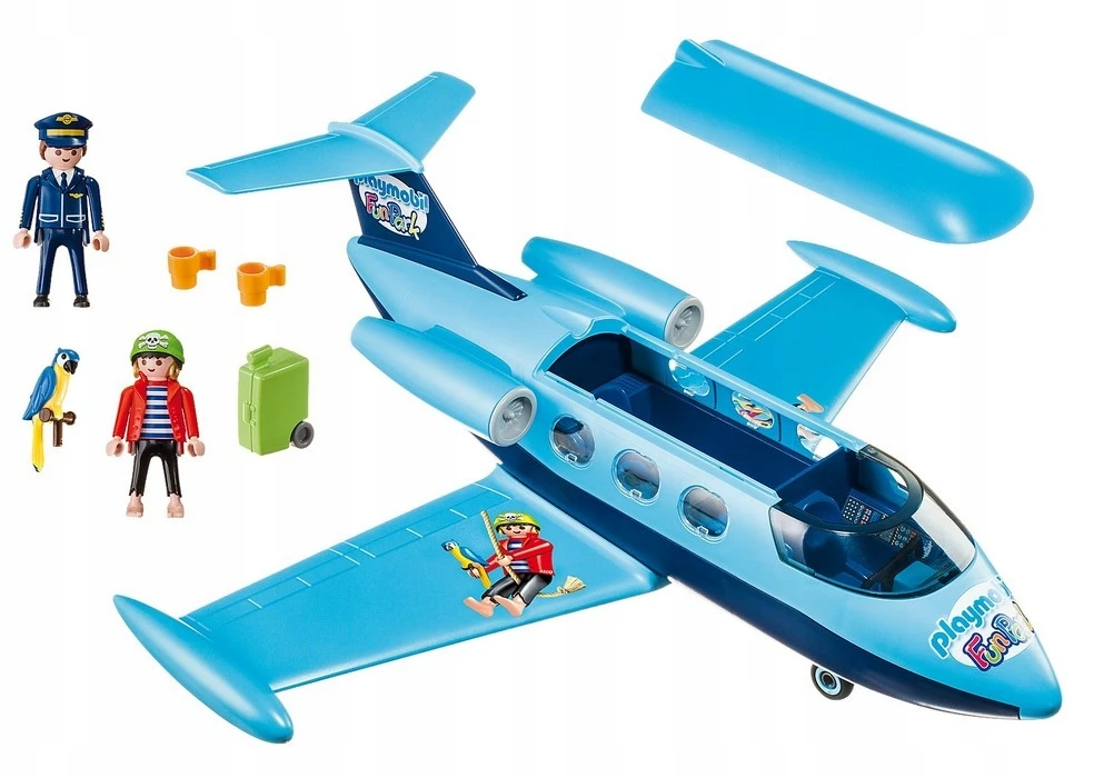 Playmobil 9366 kruizinis lėktuvas su piratų Pultas papūga