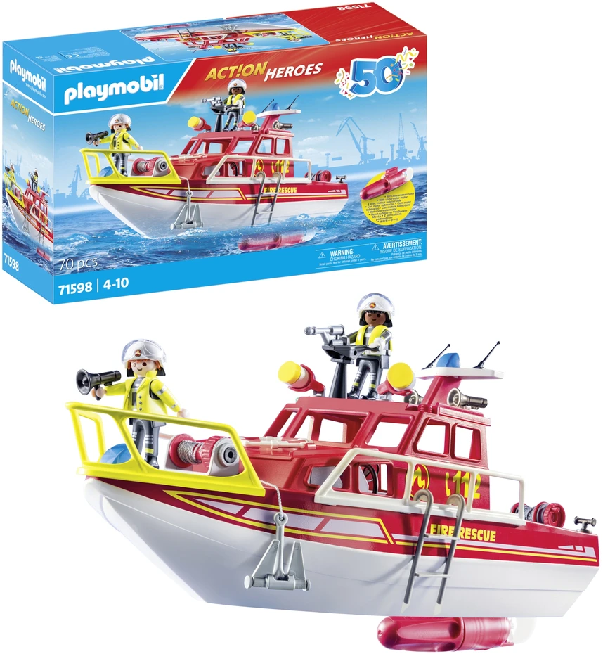 Playmobil Action Heroes 71598 Łódź ratownicza straży pożarnej