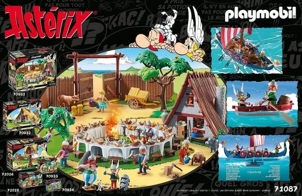 Playmobil ® Advento Kalendorius Asterix Piratai (71087)