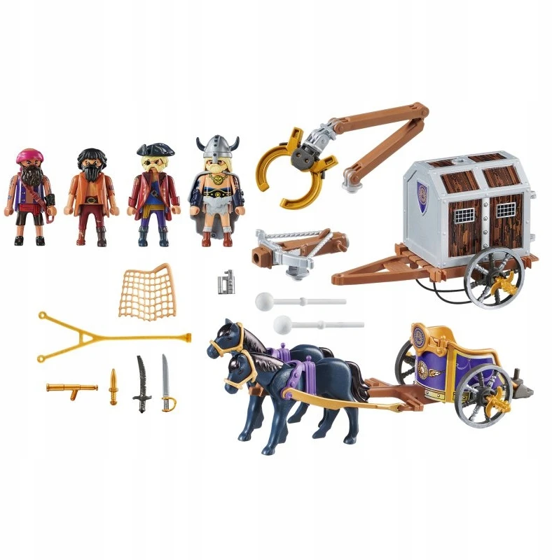 PLAYMOBIL MOVIE Charlie with Prison Wagon, 70073