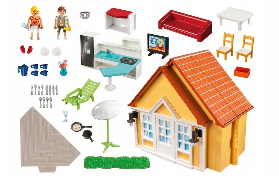 Playmobil blokai Summer Fun Summer house 6020 name