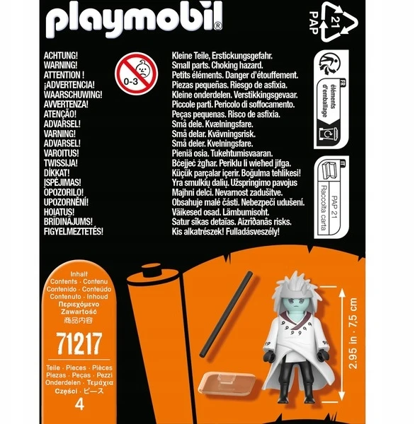 PLAYMOBIL blokeliai 71271 Naruto Shippuden Madara 4 vnt