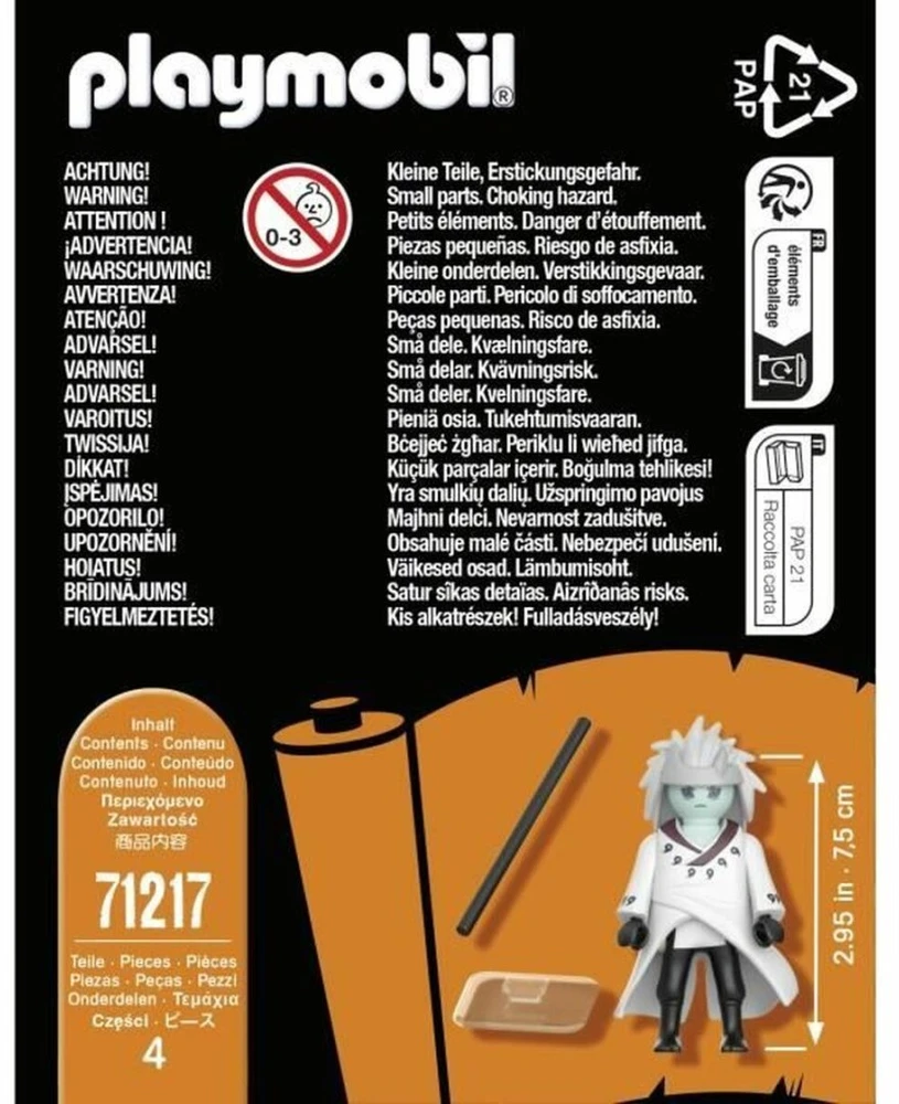 PLAYMOBIL blokeliai 71271 Naruto Shippuden Madara 4 vnt