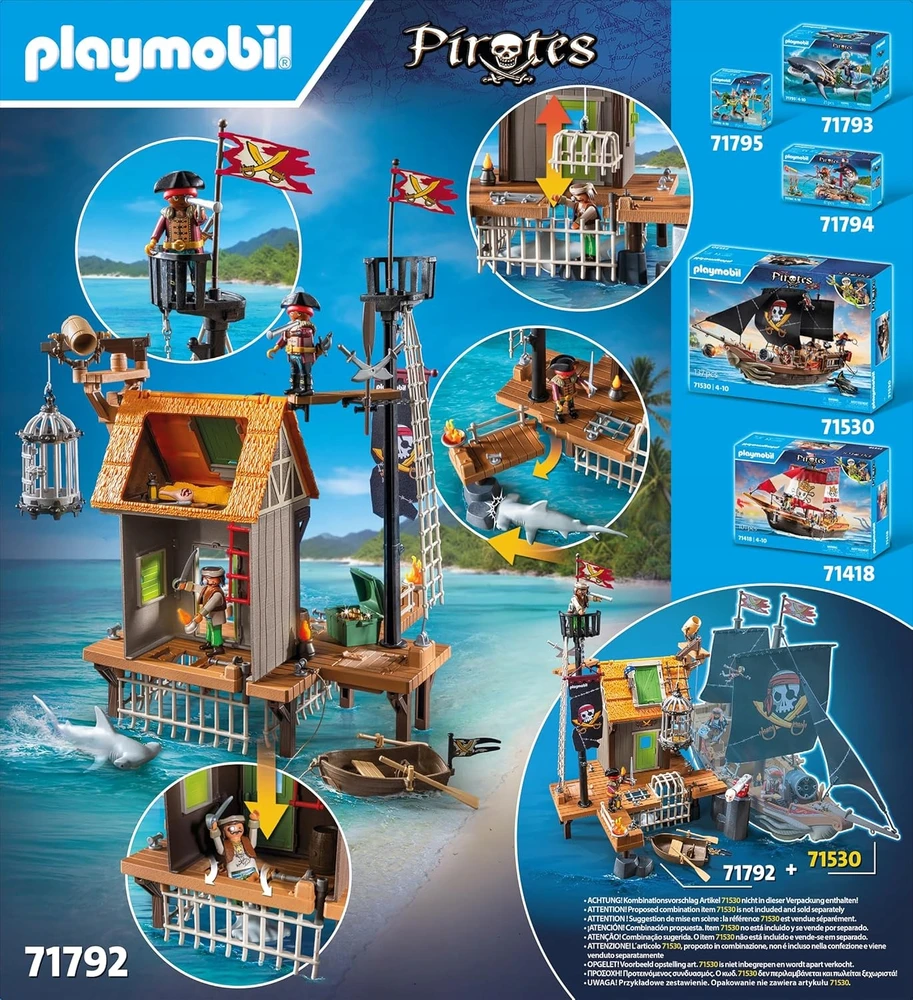 Playmobil Pirates 71792 Piratų uostas su kalėjimu