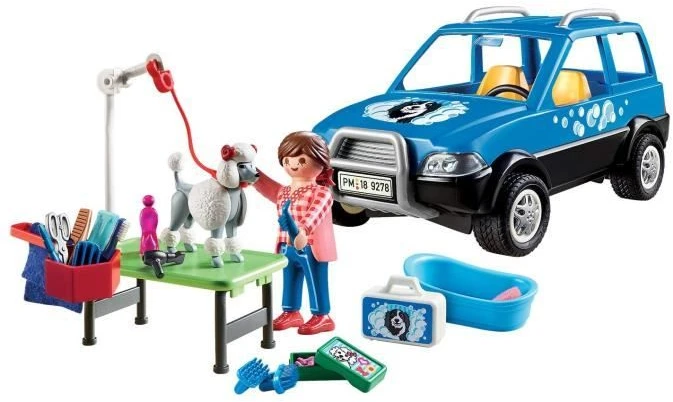 PLAYMOBIL CITY LIFE Mobilus gyvūnų priežiūros automobilis, 9278