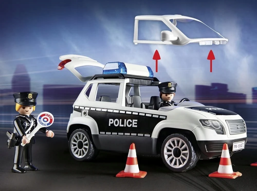 Žaislų Rinkinys - Playmobil 9372 City Action Policijos Nuovada Su Figūrėlėmis Ir Priedais - Marga
