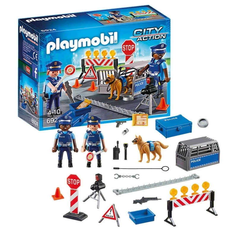 PLAYMOBIL - Policijos kelio užtvara (6878)