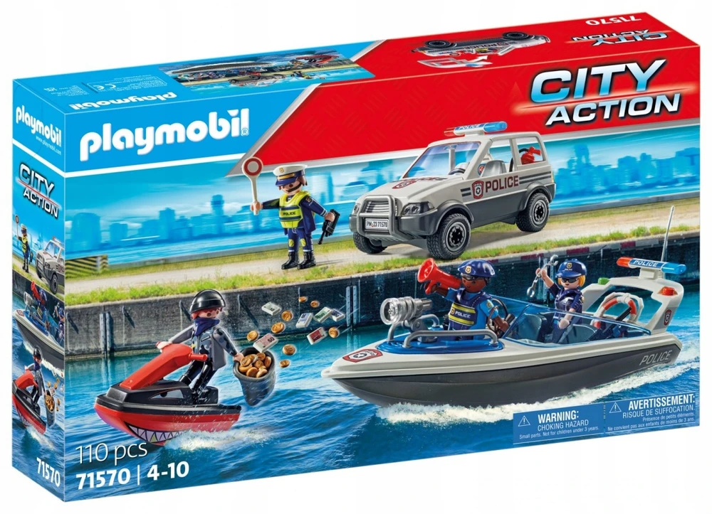PLAYMOBIL CITY ACTION 71570 POLICE CASE ANT VANDENS