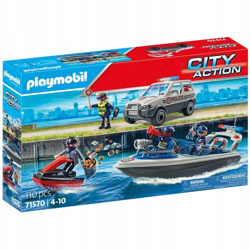PLAYMOBIL CITY ACTION 71570 POLICE CASE ANT VANDENS