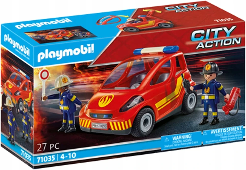71035 PLAYMOBIL® City Action, Ugniagesių brigados mažas automobilis