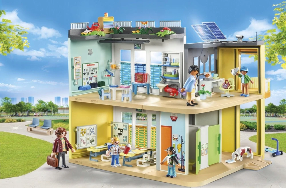 Konstruktorius Playmobil Large School 71327, plastikas