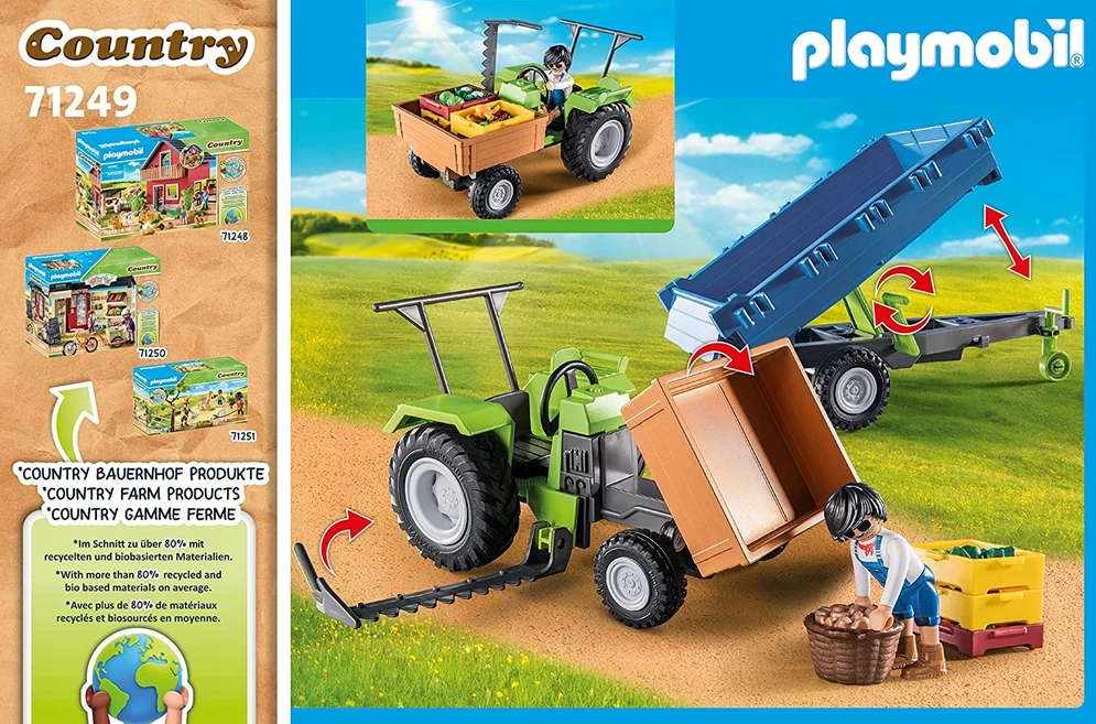 KONSTR PLAYMOBIL TRAKTORIUS 71249