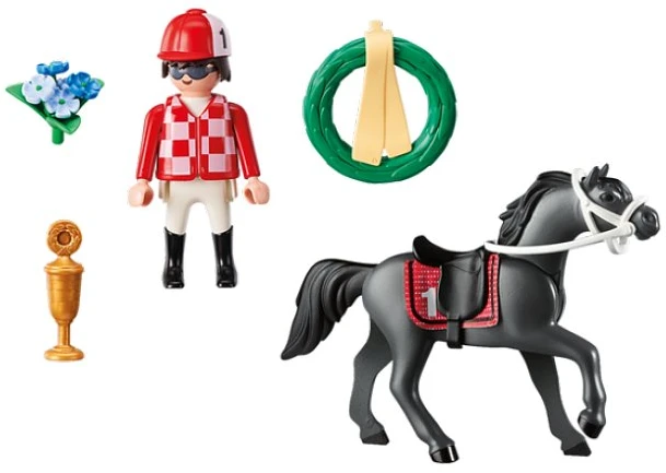 Playmobil Country 9261 Jockey su žirgu
