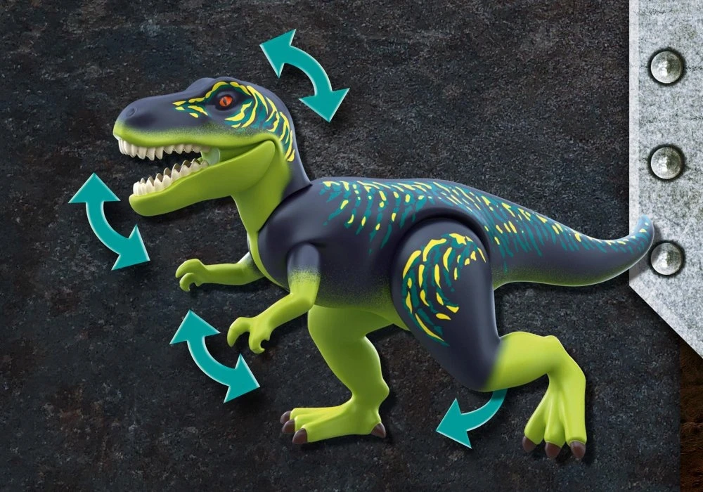 PLAYMOBIL – Dino Rise – tiranozauras ir milžiniškas robotas