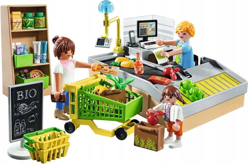 Konstruktorius Playmobil Organic Supermarket Promo Pack 71648