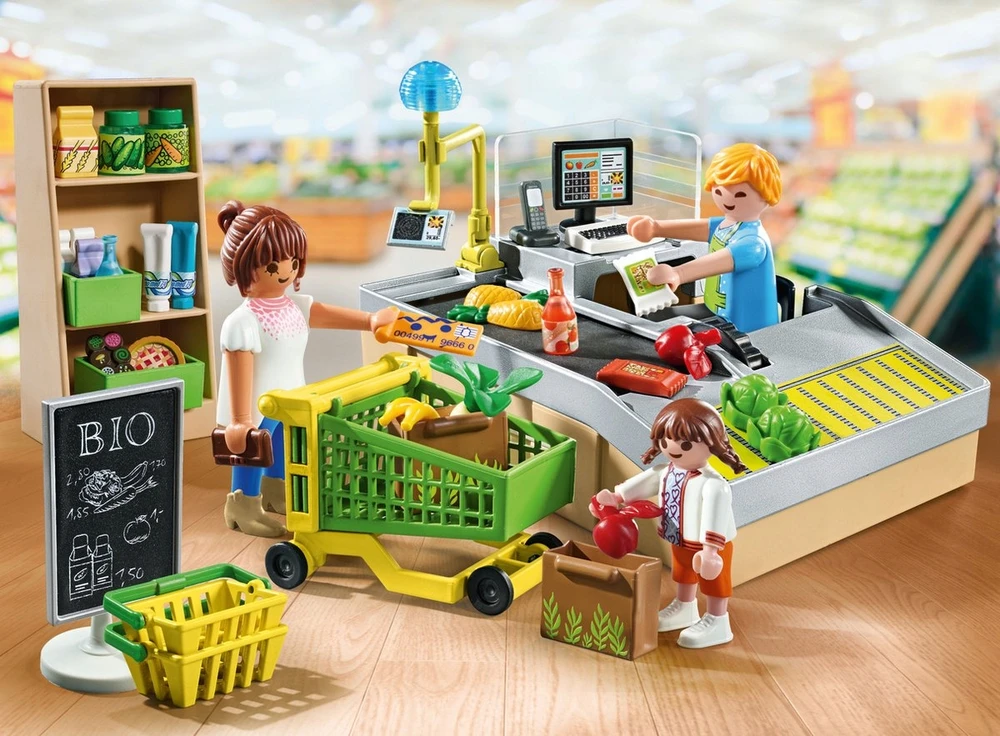 Konstruktorius Playmobil Organic Supermarket Promo Pack 71648