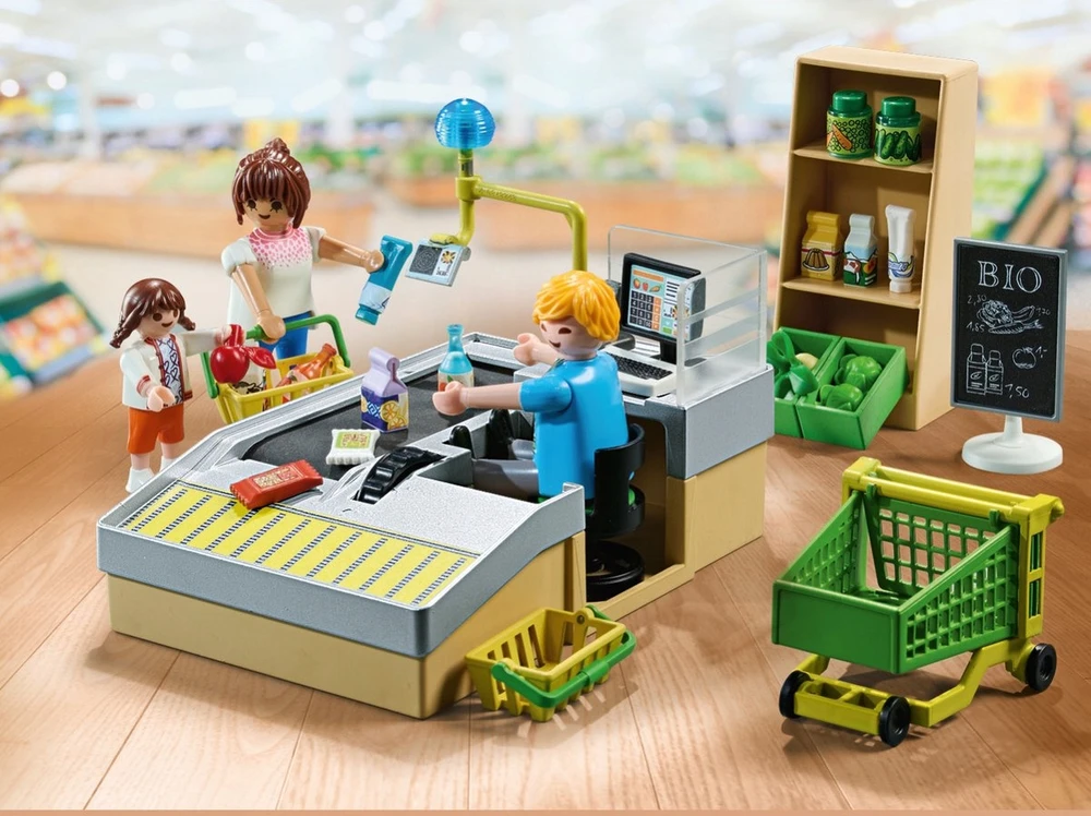 Konstruktorius Playmobil Organic Supermarket Promo Pack 71648